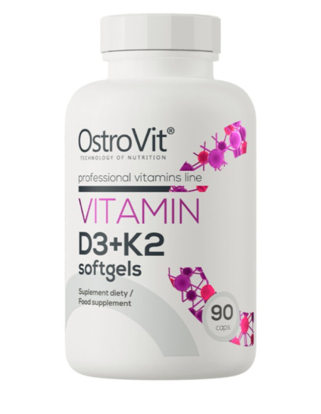 Vitamin D3 + K2 - 90 softgels | OstroVit