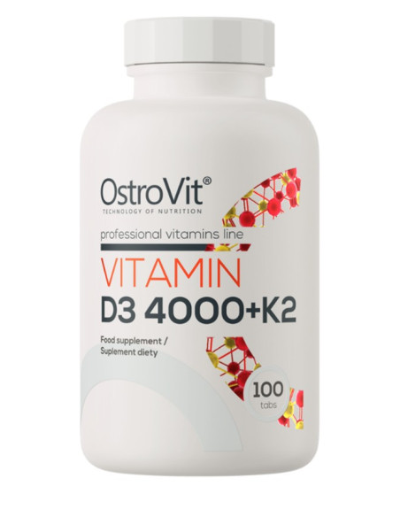 Vitamin D3 4000 + K2 - 100 tablets | OstroVit
