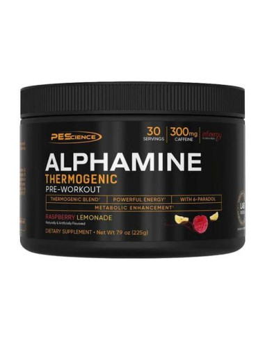 Alphamine, Raspberry Lemonade - 180g | PEScience