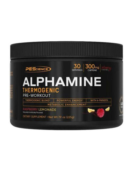 Alphamine, Raspberry Lemonade - 180g | PEScience