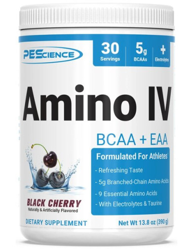 Amino IV, Black Cherry - 390g | PEScience