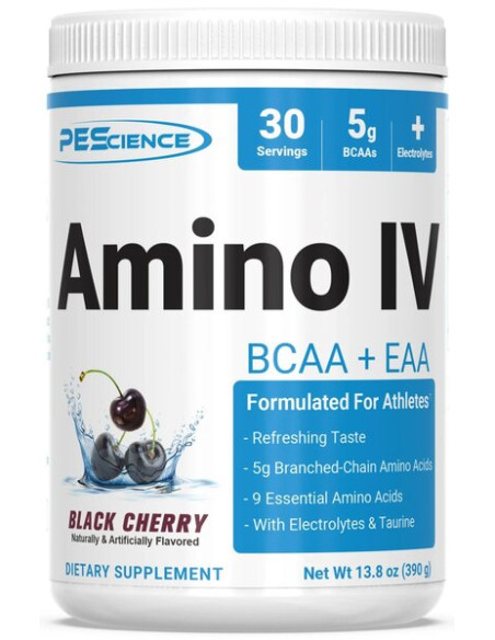 Amino IV, Black Cherry - 390g | PEScience