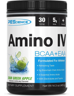 Amino IV, Sour Green Apple - 405g | PEScience