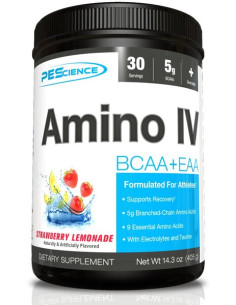 Amino IV, Strawberry Lemonade - 405g | PEScience