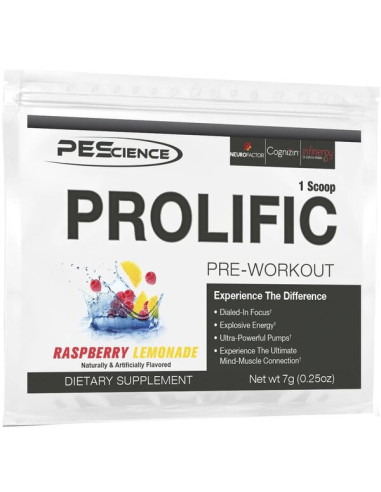 Prolific, Raspberry Lemonade - 7g (1 serving) |...