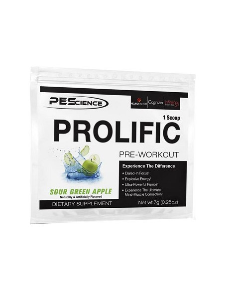 Prolific, Sour Green Apple - 7g (1 serving) | PEScience