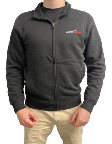 PowerBody Full Zip Jumper, Black - XXX-Large |...