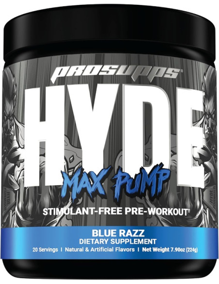 Hyde Max Pump, Blue Razz - 224g | Pro Supps