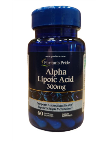 Alpha Lipoic Acid, 300mg - 60 caps | Puritan's...