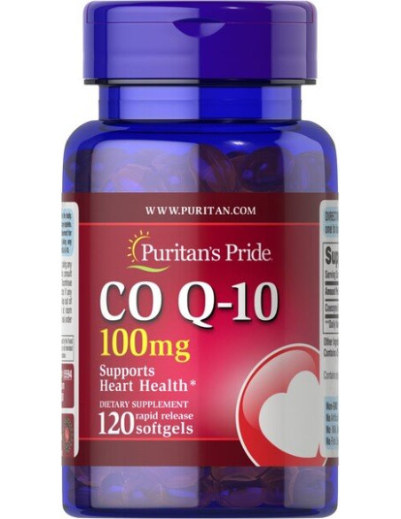 CoQ10, 100mg - 120 softgels | Puritan's Pride