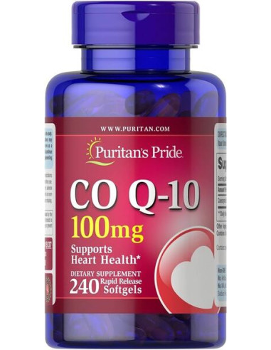 CoQ10, 100mg - 240 softgels | Puritan's Pride