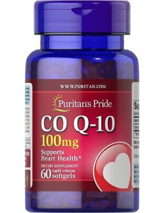 CoQ10, 100mg - 60 softgels | Puritan's Pride