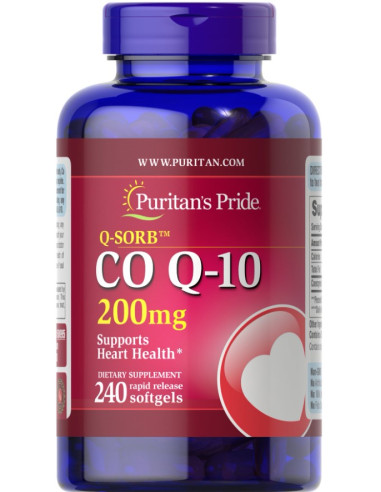 CoQ10, 200mg - 240 softgels | Puritan's Pride