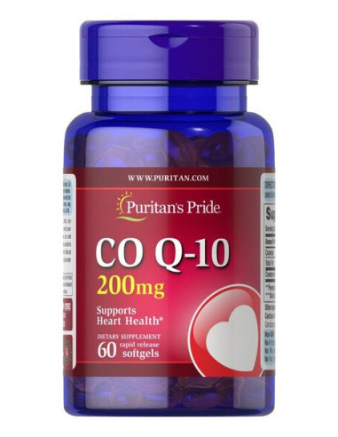 CoQ10, 200mg - 60 softgels | Puritan's Pride