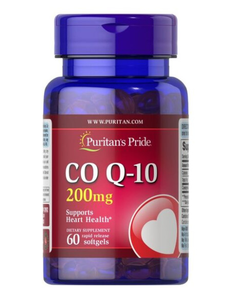 CoQ10, 200mg - 60 softgels | Puritan's Pride