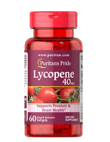 Lycopene, 40mg - 60 softgels | Puritan's Pride