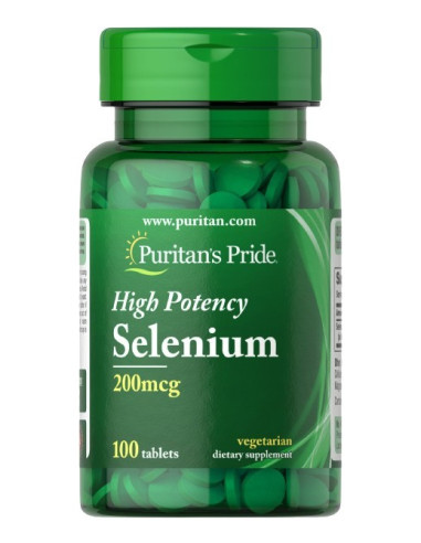 Selenium, 200mcg - 100 tablets | Puritan's Pride
