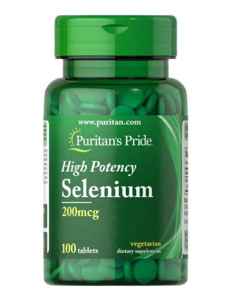 Selenium, 200mcg - 100 tablets | Puritan's Pride