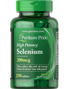Selenium, 200mcg - 250 tablets | Puritan's Pride