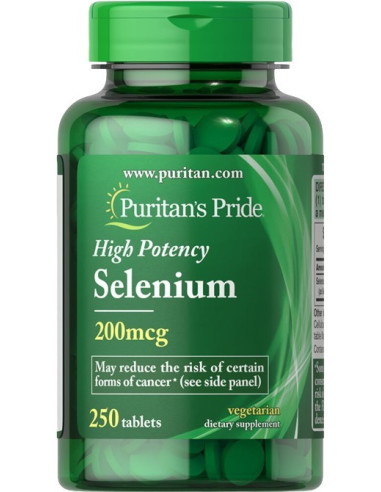 Selenium, 200mcg - 250 tablets | Puritan's Pride