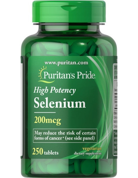 Selenium, 200mcg - 250 tablets | Puritan's Pride