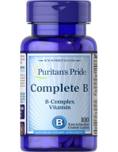 Vitamin B-Complex - 100 caplets | Puritan's Pride