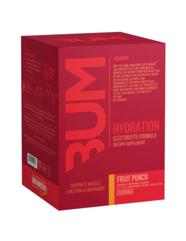 Bum Hydration, Fruit Punch - 20 x 5.8g | Raw...