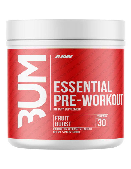 CBUM Essential Pre-Workout, Fruit Burst - 408g | Raw Nutrition