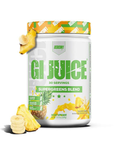 GI Juice Supergreens Blend, Pineapple Banana -...