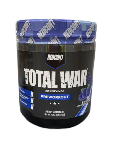 Total War - Preworkout, Blue Raspberry - 420g |...