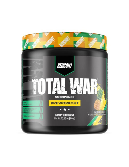 Total War - Preworkout, Pineapple Juice - 424g | Redcon1