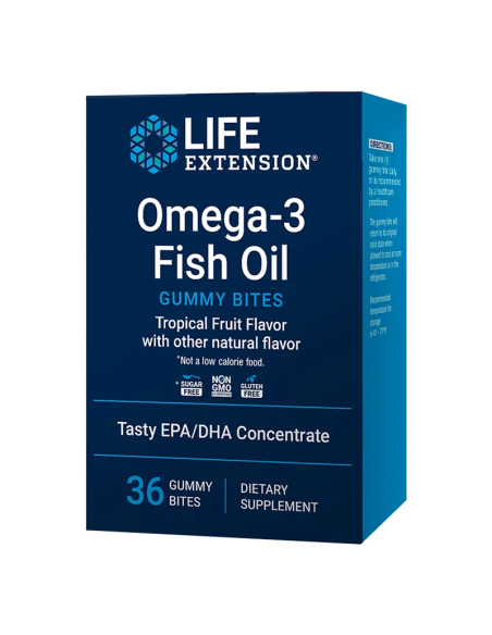 Omega-3 Fish Oil Gummy Bites - 36 Gummies | Life Extension