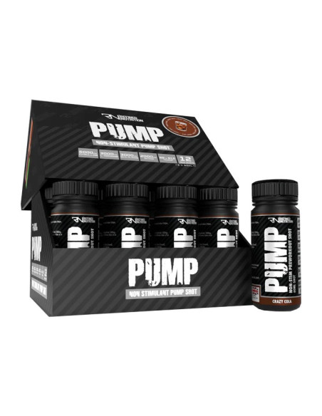 Pump Non-Stim Shot, Crazy Cola - 12 x 60 ml. | Refined Nutrition