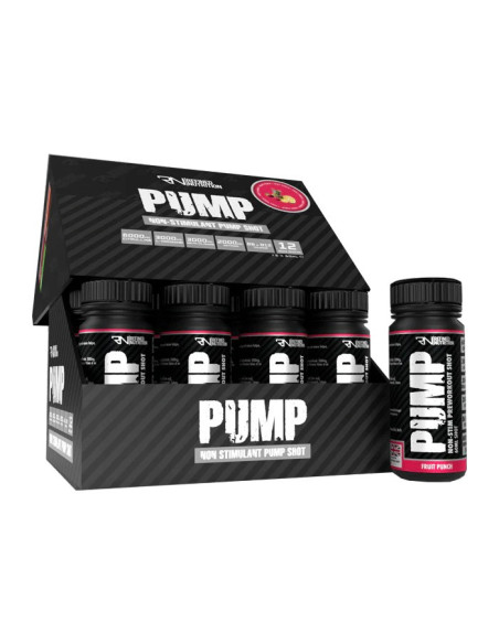 Pump Non-Stim Shot, Fruit Punch - 12 x 60 ml. | Refined Nutrition