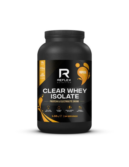 Clear Whey Isolate, Tropical - 1020g | Reflex Nutrition