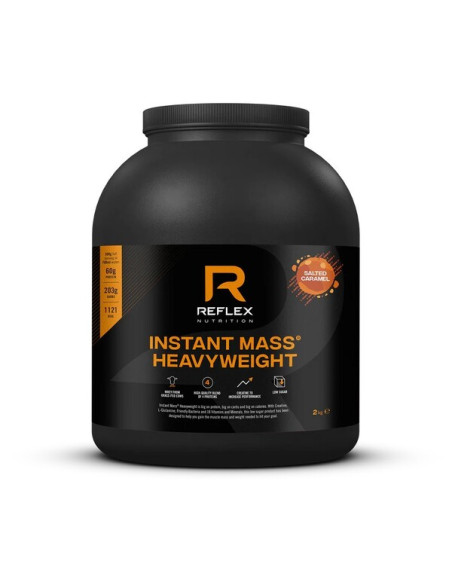 Instant Mass Heavyweight, Salted Caramel - 2000g | Reflex Nutrition