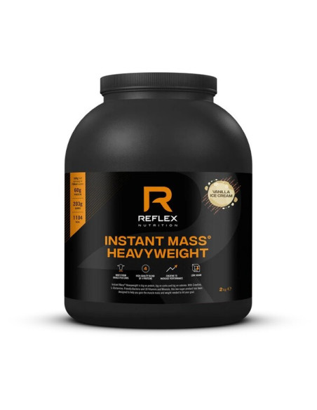 Instant Mass Heavyweight, Vanilla Ice Cream - 2000g | Reflex Nutrition