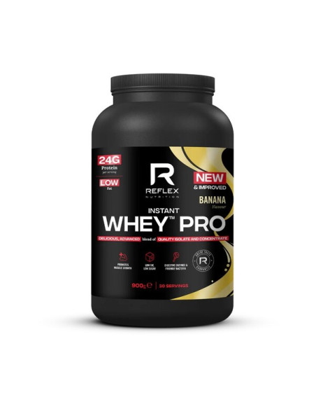Instant Whey PRO, Banana - 900g | Reflex Nutrition