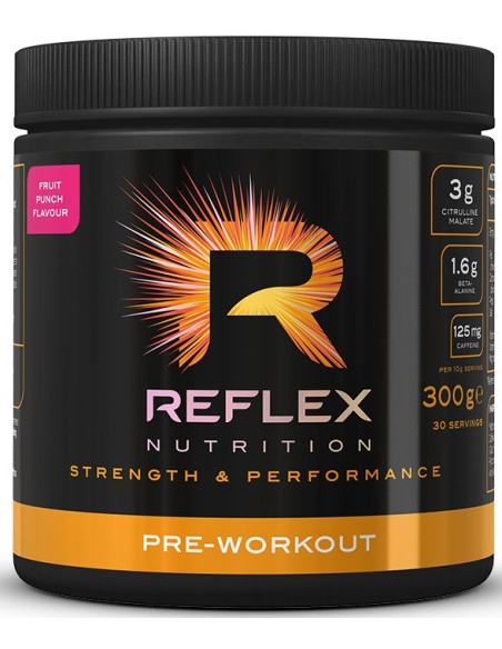 Pre-Workout, Fruit Punch - 300g | Reflex Nutrition