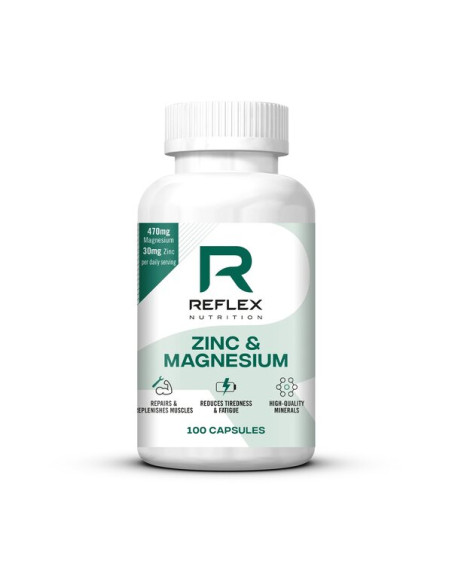 Zinc & Magnesium - 100 caps | Reflex Nutrition