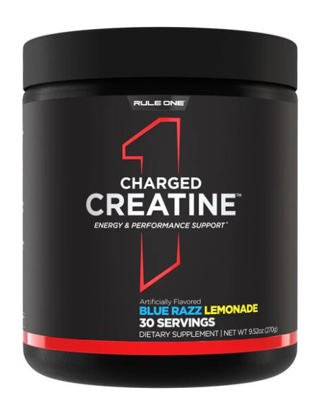 Charged Creatine, Blue Razz Lemonade (EAN 196671008763) - 270g | Rule One
