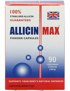 AllicinMAX 180mg - 90 Capsules | Allicin International