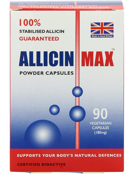 AllicinMAX 180mg - 90 Capsules | Allicin International