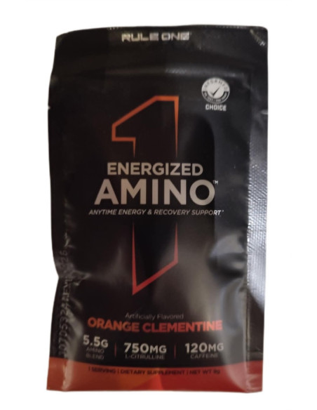 Energized Amino, Orange Clementine - 9g (1 serving) | Rule One