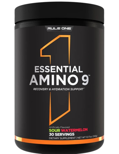 Essential Amino 9, Sour Watermelon (EAN 196671009654) - 345g | Rule One
