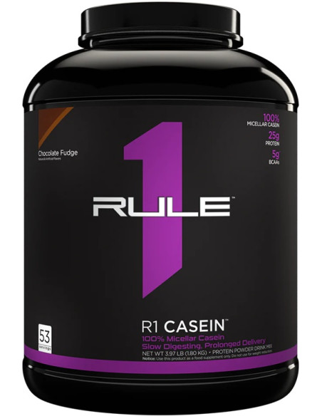 R1 Casein, Chocolate Fudge - 1800g | Rule One