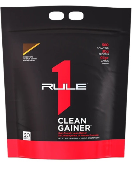 R1 Clean Gainer, Chocolate Peanut Butter - 4350g | Rule One