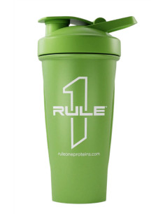 R1 Outlined Logo Shaker Cup, Green - 600 ml. | Rule One