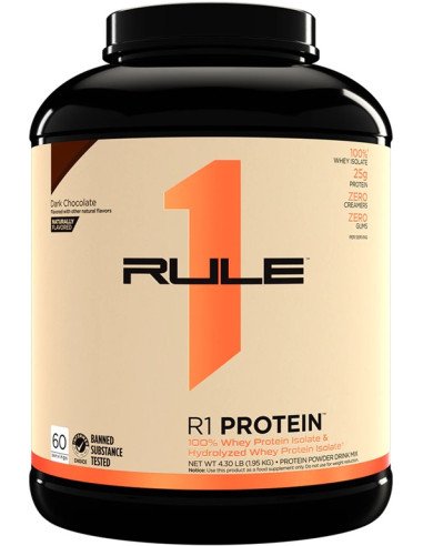 R1 Protein Naturally Flavored, Dark Chocolate -...