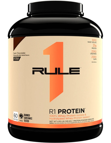 R1 Protein Naturally Flavored, Dark Chocolate - 1950g | Rule One
